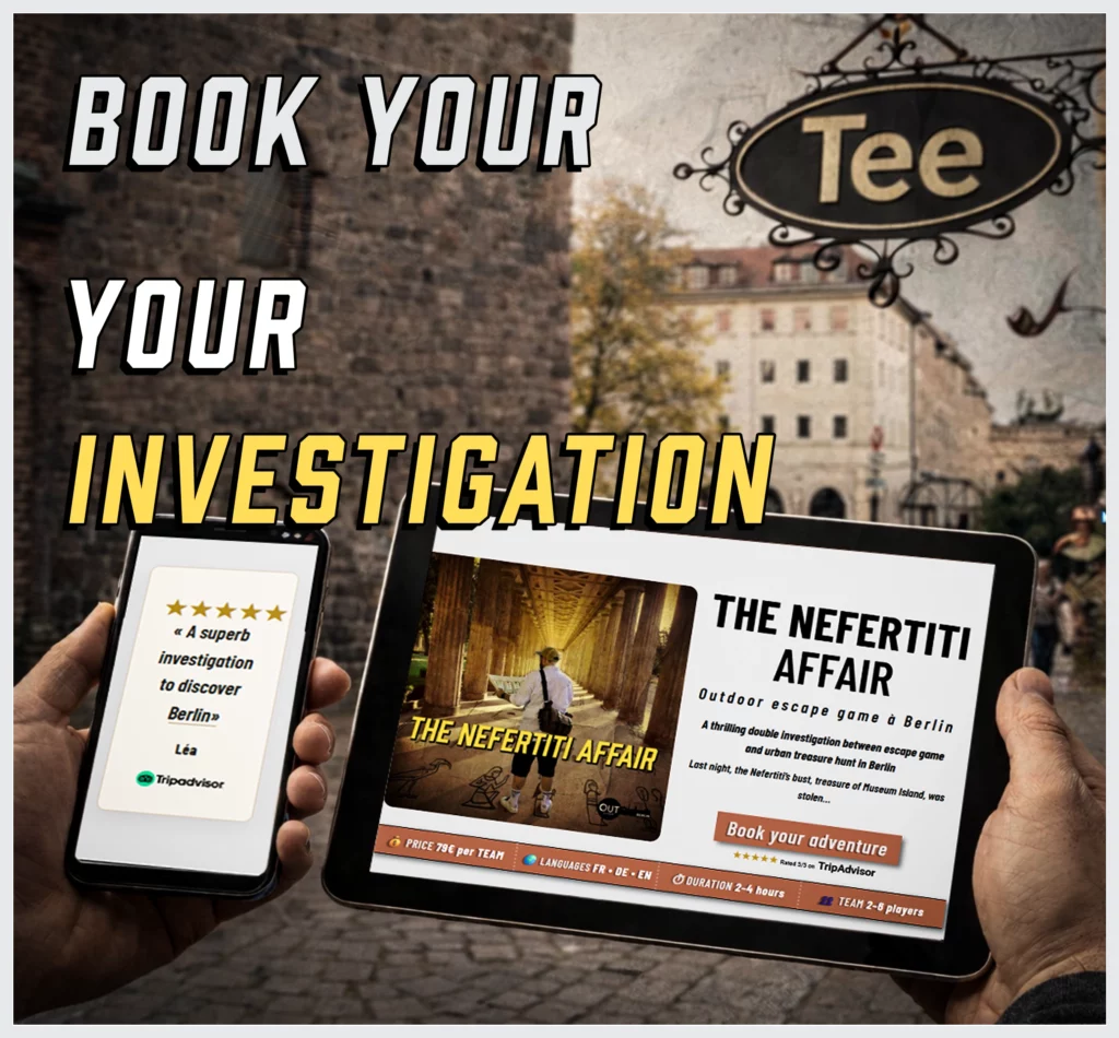 Book your outdoor escape game in Berlin on smartphone and tablet with OUTscape Berlin