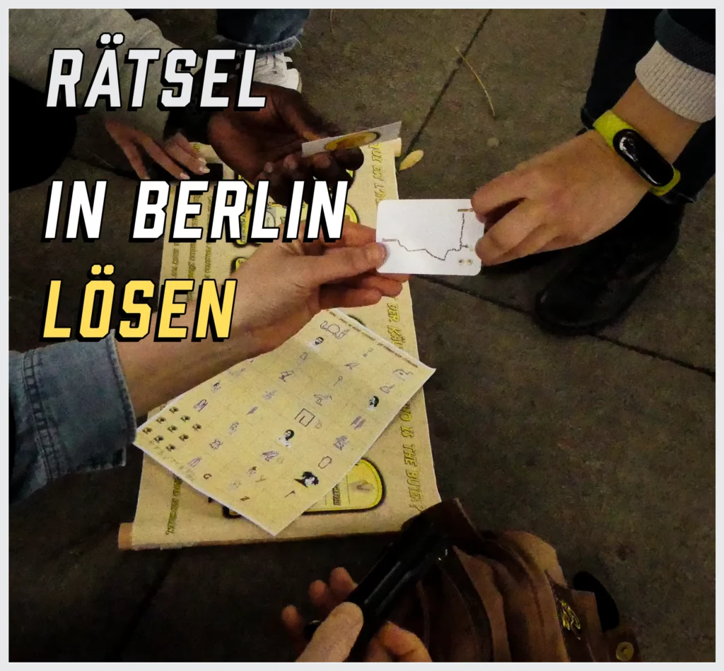 Rätsel in Berlin lösen beim Outdoor Escape Game von OUTscape Berlin