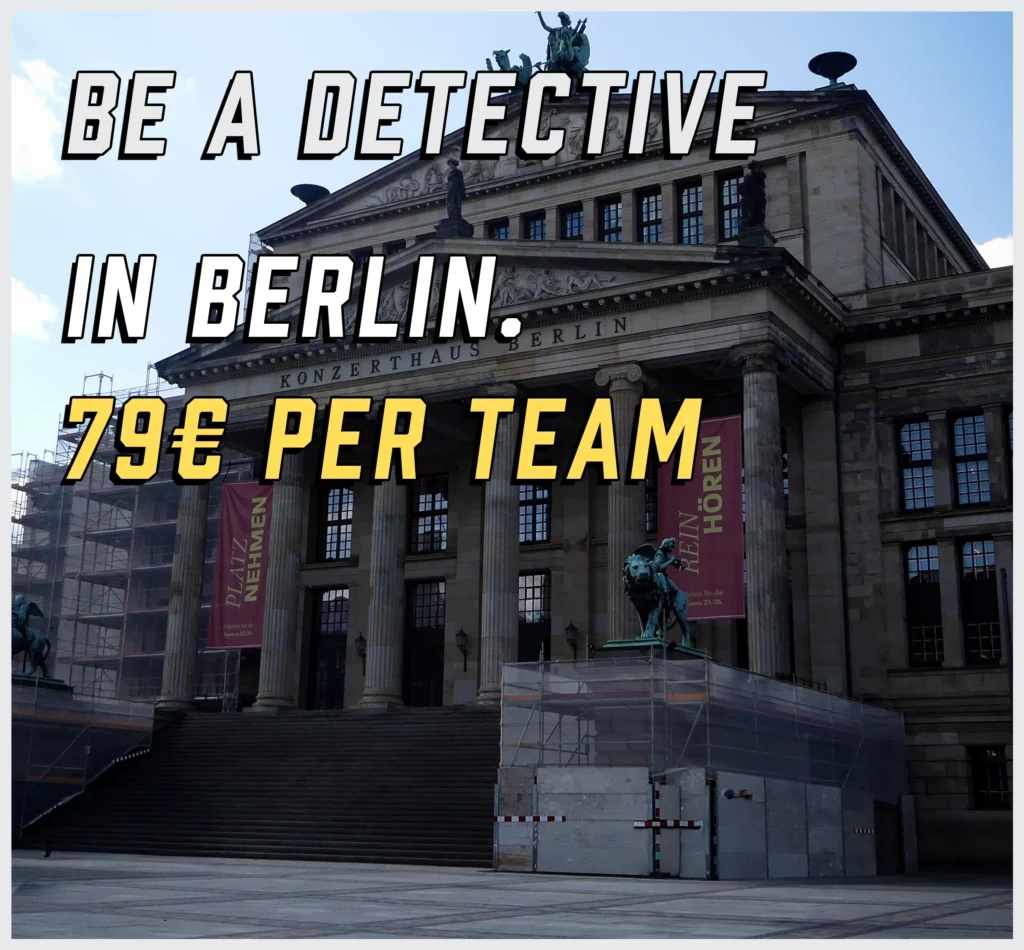 Become a detective in Berlin with OUTscape outdoor escape game